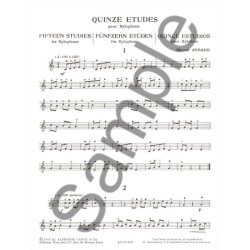 Marcel Jorand: 15 Etudes (Percussion solo)