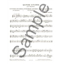 Marcel Jorand: 15 Etudes (Percussion solo)