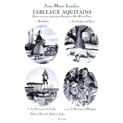 Jean-Marie Londeix: Tableaux aquitains No.4: Le Raconteur d'Histoires (Saxophone-Alto & Piano)
