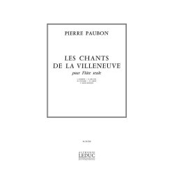 Pierre Paubon: Les Chants de la Villeneuve (Flute solo)
