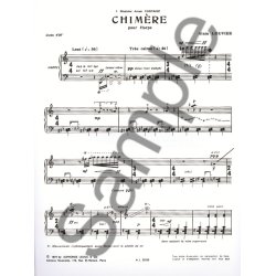 Alain Louvier: Chim&egrave;re (Harp solo)