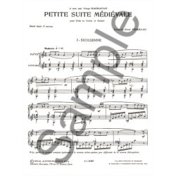 Francis-Paul D&eacute;millac: Petite Suite m&eacute;di&eacute;vale (Flute & Guitar)