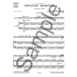 Alexandre Tch&eacute;repnin: Sonatine sportive (Bassoon & Piano)