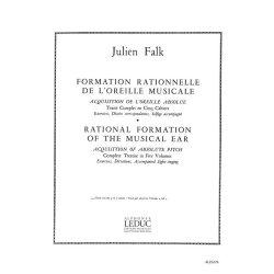 Falk Formation Rationnelle De L'oreille Musicale Vol 4 &amp; 5 Voice Book