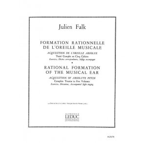 Falk Formation Rationnelle De L'oreille Musicale Vol 4 & 5 Voice Book