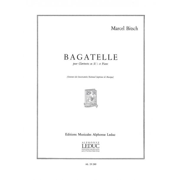 Marcel Bitsch: Bagatelle (Clarinet & Piano)