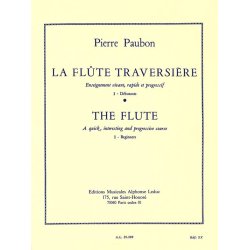 Pierre Paubon: La Fl&ucirc;te traversi&egrave;re Vol.1 (Flute solo)