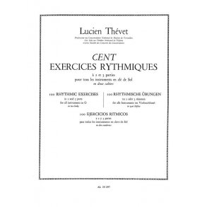 Lucien Thévet: 100 Exercices rythmiques Vol.1 à 2 Parties (Horn solo)
