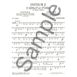 Jacques Del&eacute;cluse: Initium 2 (Percussion solo)
