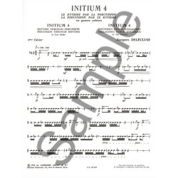 Jacques Del&eacute;cluse: Initium 4 (Percussion solo)