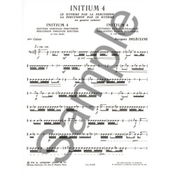 Jacques Del&eacute;cluse: Initium 4 (Percussion solo)