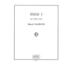 Galiegue Essai 1 Trombone & Piano Book