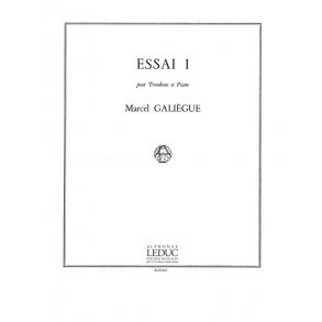 Galiegue Essai 1 Trombone & Piano Book