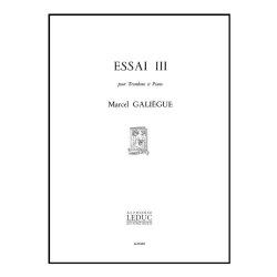 Galiegue Essai 3 Trombone & Piano Book