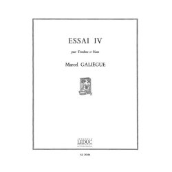 Galiegue Essai 4 Trombone & Piano Book