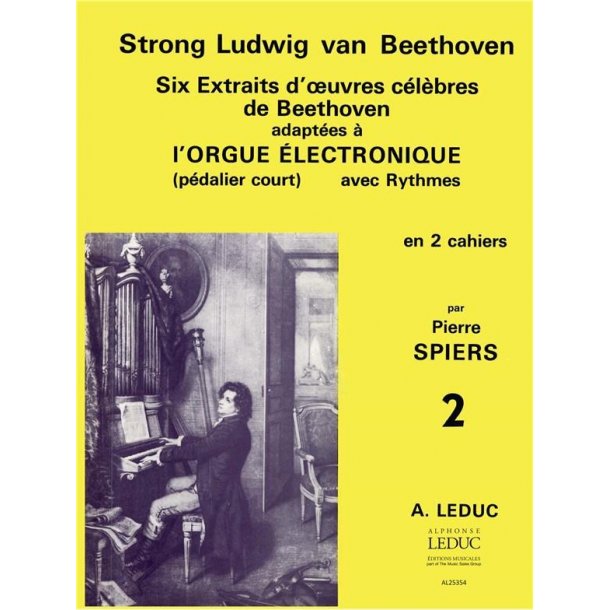 Beethoven Ludwig Van Volume 2 (Spiers) Electric Organ Book