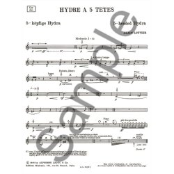 Alain Louvier: L'Hydre &agrave; cinq T&ecirc;tes (Saxophone-Alto & Piano)