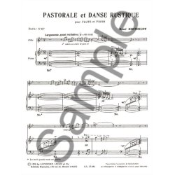 Ren&eacute; Berthelot: Pastorale et Danse rustique (Flute & Piano)
