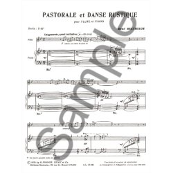 Ren&eacute; Berthelot: Pastorale et Danse rustique (Flute & Piano)
