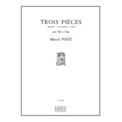 Marcel Poot: 3 Pi&egrave;ces (Flute & Piano)