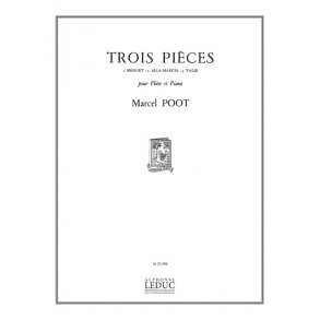 Marcel Poot: 3 Pièces (Flute & Piano)