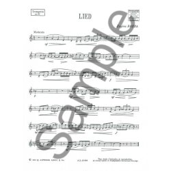 Eug&egrave;ne Bozza: Lied (Trumpet/Piano)
