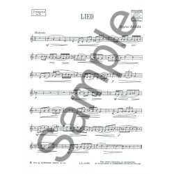 Eug&egrave;ne Bozza: Lied (Trumpet/Piano)