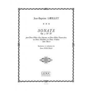 Jean-Baptiste Loeillet de Gand: Sonate Op.5, No.4 (Recorders 2)