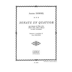 Louis-Antoine Dornel: Sonate en Quatuor (Recorders 4)
