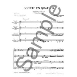 Louis-Antoine Dornel: Sonate en Quatuor (Recorders 4)