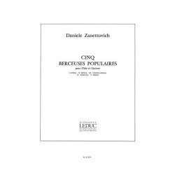 Daniele Zanettovich: 5 Berceuses populaires (Flute & Guitar)