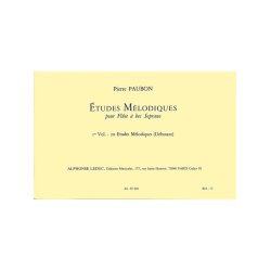 Pierre Paubon: 20 Etudes m&eacute;lodiques (sop) (Recorder solo)