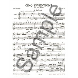 Jindrich Feld: 5 Inventions (Flutes 2)