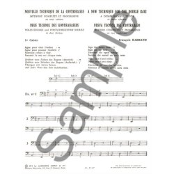 Francois Rabbath: Nouvelle Technique De La Contrebasse Vol.1