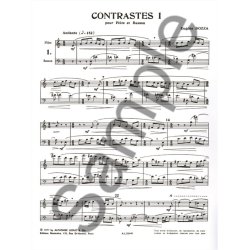 Eug&egrave;ne Bozza: Contrastes I (Flute & Bassoon)
