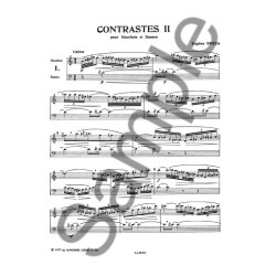 Eug&egrave;ne Bozza: Contrastes II (Oboe & Bassoon)
