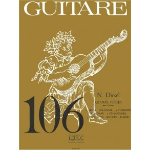 Nathanael Diesel: 15 Pièces (coll. Guitare No.106) (Guitar solo)