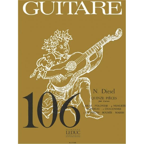 Nathanael Diesel: 15 Pi&egrave;ces (coll. Guitare No.106) (Guitar solo)