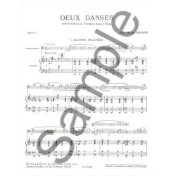 Jean-Michel Defaye: Deux Danses For Bass Trombone And Piano