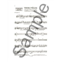 Eug&egrave;ne Bozza: 3 Pi&egrave;ces (Quartet-Brass)