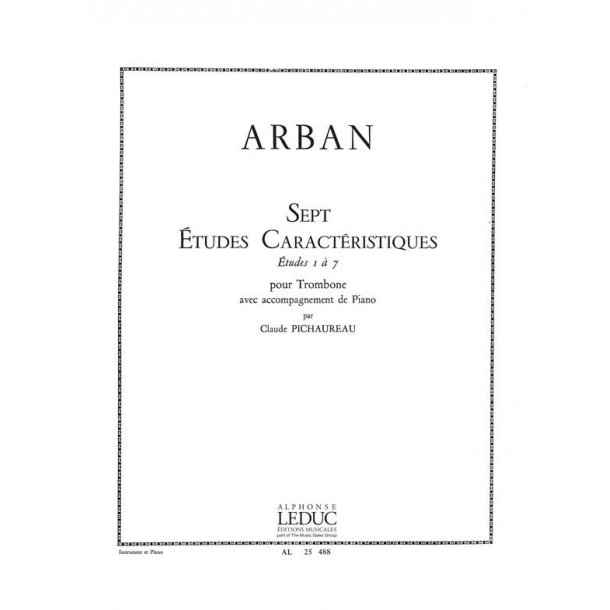 Jean Baptiste Arban: Etudes caract&eacute;ristiques No.1 - No.7 (Trombone & Piano)
