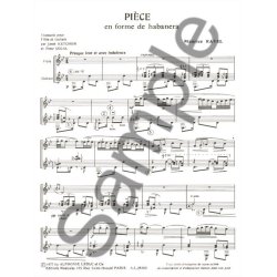 Maurice Ravel: Pi&egrave;ce en Forme de Haba&ntilde;era (Flute and Guitar)