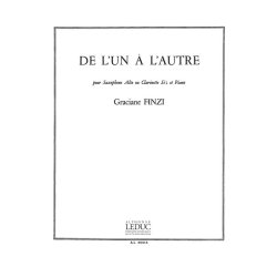 Graciane Finzi: De l'Un &agrave; l'Autre (Clarinet & Piano)