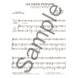 Marin Marais: Les Folies d'Espagne for Recorder & Continuo