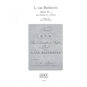 Ludwig van Beethoven: Duo No.3 (Clarinet & Bassoon)