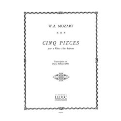 Wolfgang Amadeus Mozart: 5 Pi&egrave;ces (Recorders 2)
