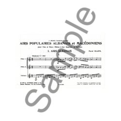Pavel Klapil: Airs populaires albanais et mac&eacute;doniens (Recorder & Guitar)