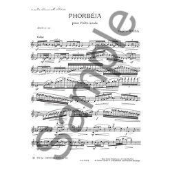 Eug&egrave;ne Bozza: Phorb&eacute;ia (Flute solo)