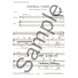 Edison Denisov: Choral vari&eacute; (Trombone & Piano)