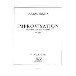 Eug&egrave;ne Bozza: Improvisation sur le Nom de Marcel Tournier (Harp solo)